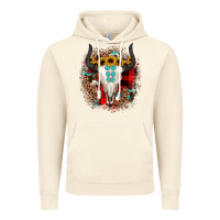 Vintage Artic bullskull christmas Vintage Hoodie - JahusDesignShop