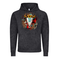 Vintage Black bullskull christmas Vintage Hoodie - JahusDesignShop