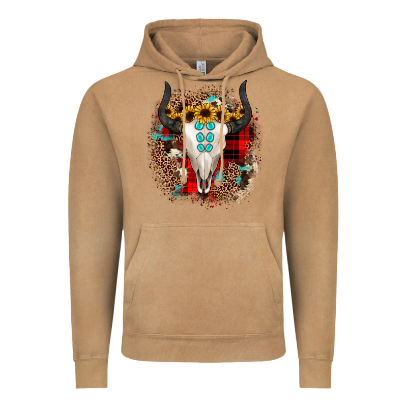 Bullskull Christmas Vintage Hoodie by JahusDesignShop | Teevron