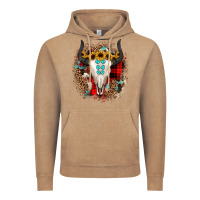 Vintage Coffee bullskull christmas Vintage Hoodie - JahusDesignShop