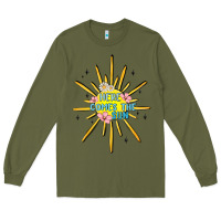 Army Green here comes the sun Long Sleeve Tee - MaliasSmallBusiness