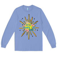 Colony Blue here comes the sun Long Sleeve Tee - MaliasSmallBusiness