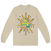 Mushroom here comes the sun Long Sleeve Tee - MaliasSmallBusiness