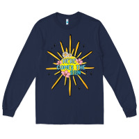 Navy here comes the sun Long Sleeve Tee - MaliasSmallBusiness