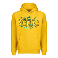 Lemon I am a survivor yellow ribbon Premium Hoodie - NancyCooperArtShop