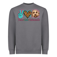 Storm peace love labradoodle Heavyweight Sweatshirt - Jasminsmagicworld