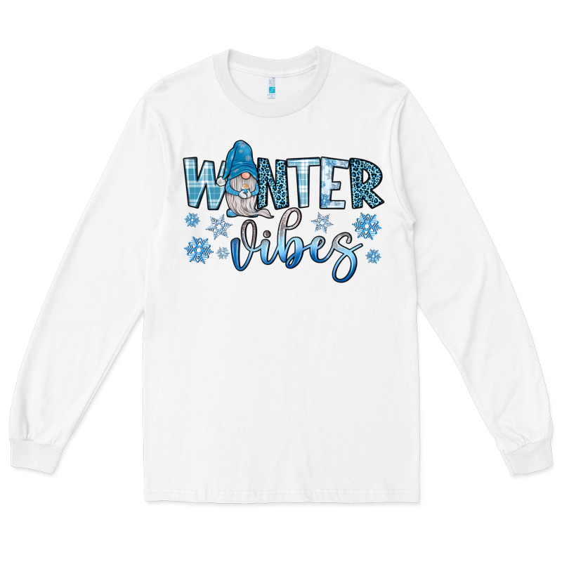 Winter Vibes Gnome Long Sleeve Tee by JahusDesignShop | Teevron