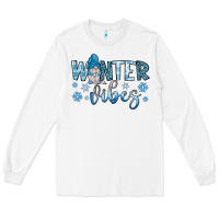 White winter vibes gnome Long Sleeve Tee - JahusDesignShop