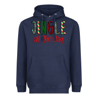 Navy Jingle All The Way Heavyweight Hoodie - Bettercallsaul