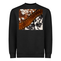 Black cowhide leather Heavyweight Sweatshirt - BarkalooDesign