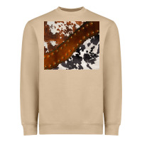 Mushroom cowhide leather Heavyweight Sweatshirt - BarkalooDesign
