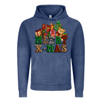 Vintage Denim merry xmas with christmas Vintage Hoodie - AdoDesignShop