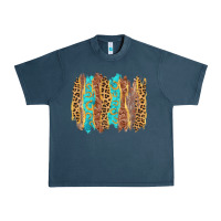 Midnight Navy western brushstrokes Urban Heavy Tee - AdoDesignShop