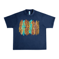 Navy western brushstrokes Urban Heavy Tee - AdoDesignShop