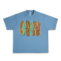 Pebble Blue western brushstrokes Urban Heavy Tee - AdoDesignShop