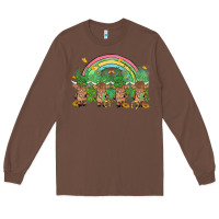 Chestnut st patrick's day baby highland cow Long Sleeve Tee - MaliasSmallBusiness