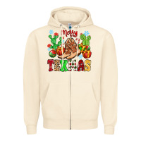 Sandshell Merry Texmas Zipper Hoodie - MaliasSmallBusiness