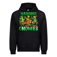 Black St. Patrick's Day gnomes Urban Hoodie - CowGirlArtShop