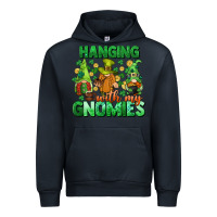 Navy St. Patrick's Day gnomes Urban Hoodie - CowGirlArtShop