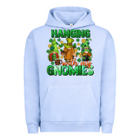 Pigment Grape Ice St. Patrick's Day gnomes Urban Hoodie - CowGirlArtShop