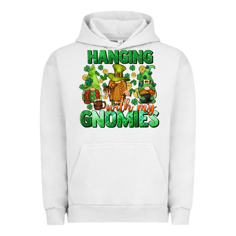 St. Patrick's Day Gnomes Urban Hoodie by CowGirlArtShop | Teevron
