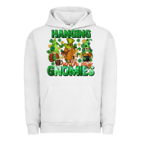 Pigment Lunar Rock St. Patrick's Day gnomes Urban Hoodie - CowGirlArtShop