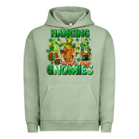 Pigment Oil Green St. Patrick's Day gnomes Urban Hoodie - CowGirlArtShop