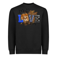Black For The Love Of The Lions Heavyweight Sweatshirt - LillyAllenDesigns