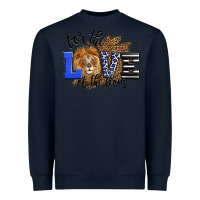 Navy For The Love Of The Lions Heavyweight Sweatshirt - LillyAllenDesigns