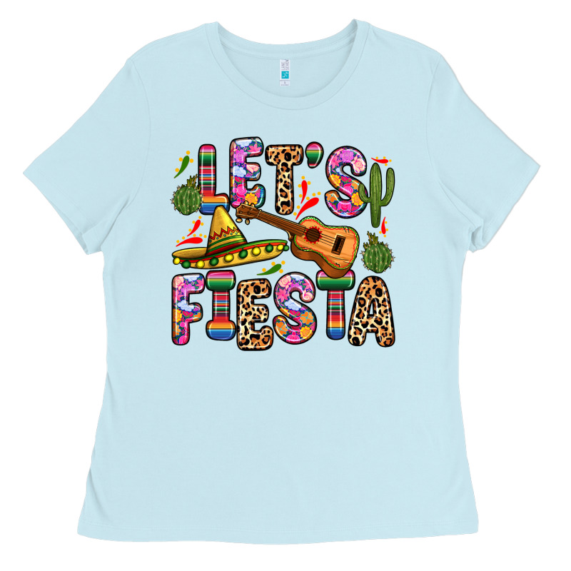 Let S Fiesta Ladies Tee by Zillion Design Studio | Teevron