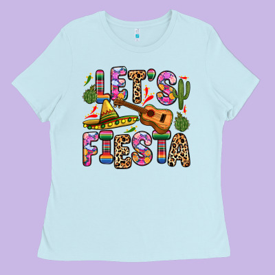 Let S Fiesta Ladies Tee Designed By Zillion Design Studio