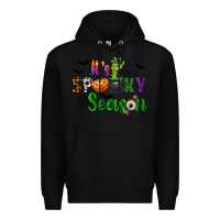 Black It's Spooky Season Premium Hoodie - texasbilliewilder