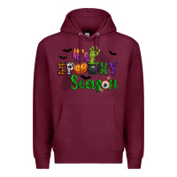 Burgundy It's Spooky Season Premium Hoodie - texasbilliewilder