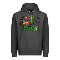 Charcoal Heather It's Spooky Season Premium Hoodie - texasbilliewilder