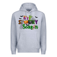 Heather Grey It's Spooky Season Premium Hoodie - texasbilliewilder