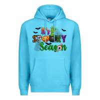 Ocean Blue It's Spooky Season Premium Hoodie - texasbilliewilder