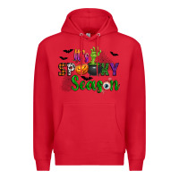 Red It's Spooky Season Premium Hoodie - texasbilliewilder