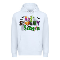 White It's Spooky Season Premium Hoodie - texasbilliewilder