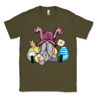 Army Green easter gnome with eggs Classic Tee - AdoDesignShop