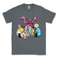 Charcoal Heather easter gnome with eggs Classic Tee - AdoDesignShop