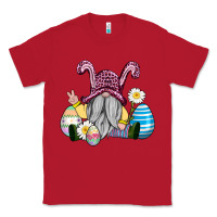 Red easter gnome with eggs Classic Tee - AdoDesignShop