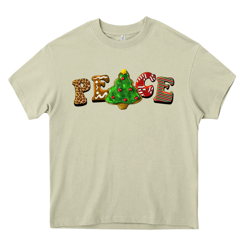 Christmas Peace Heavy Core Tee by BarkalooDesign | Teevron