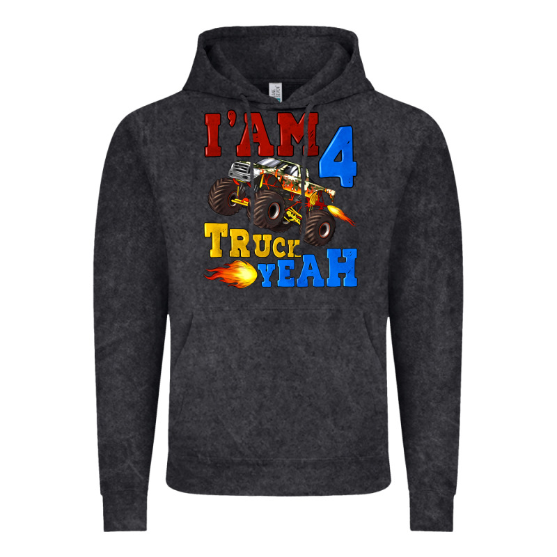 I'am Four Truck Yeah Vintage Hoodie by Artiststas | Teevron