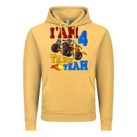 Vintage Mustard i'am four truck yeah Vintage Hoodie - Artiststas