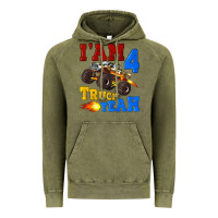 Vintage Olive i'am four truck yeah Vintage Hoodie - Artiststas