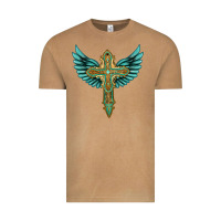 Vintage Camel wing cross Vintage Tee - Artiststas