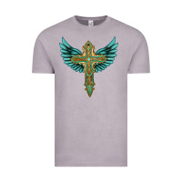 Vintage Zinc wing cross Vintage Tee - Artiststas