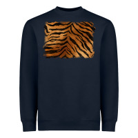 Navy handdrawn tiger pattern background Heavyweight Sweatshirt - BarkalooDesign