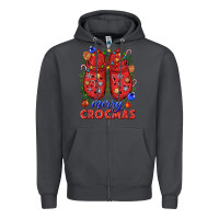 Smoke Merry crocmas Zipper Hoodie - NancyCooperArtShop