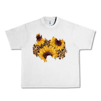Lunar Rock sunflower leopard patch Urban Heavy Tee - AdoDesignShop
